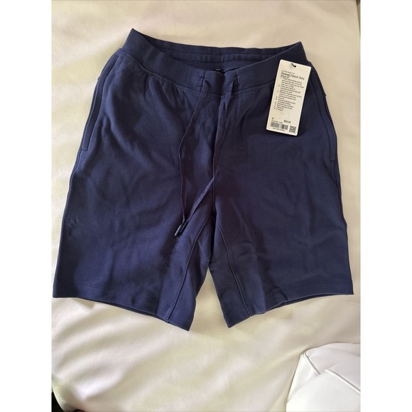 lululemon athletica Other - Lululemon Relaxed French Terry Short 9” Classic Fit Size Small Navy